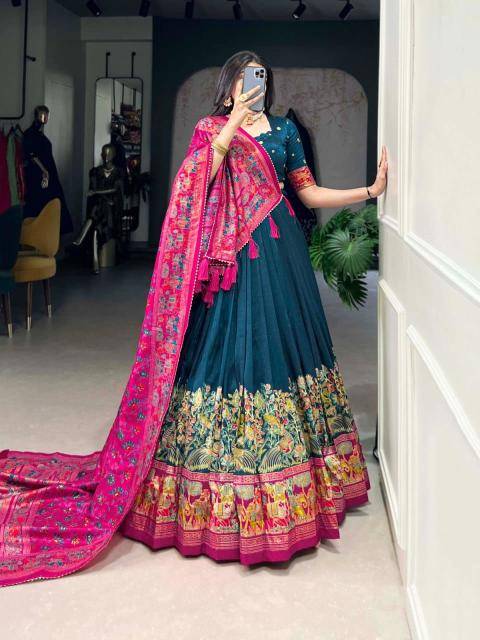 Artriddhs vol 15 silk Blue Premium quality wholesale lehenga choli suppliers in Delhi